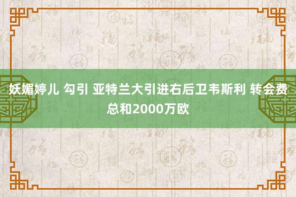 妖媚婷儿 勾引 亚特兰大引进右后卫韦斯利 转会费总和2000万欧